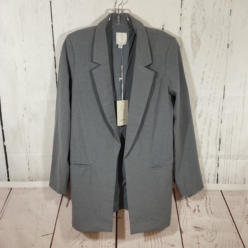 Joie Open Front Long Boy Blazer Jacket Business to Casual Women's M